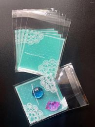 Gift Wrap 100pcs Lace-printed Opp Self-sealing Bags Small For Candy And Things Party Anniversary Gifts Packing