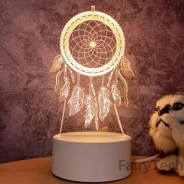 Cute 3D Night Lamp Desktop Night Light Boys and Girls Holiday Valentine's Day Gift Wedding Decorative Bedroom Bedside Table Lamp