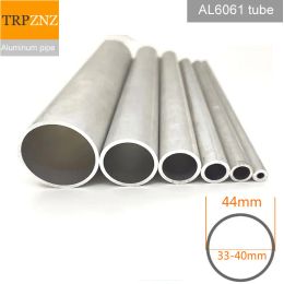 Aluminium round tube 6061 outer diameter 44mm inner 33-40mm wall 2mm-5.5mm Hard straight Aluminium pipe thin thick wall