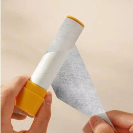 Sticky PP Silicone Dust Wiper Remover Cat Dog Clothes Tousle Remover Reusable Washable Lint Roller Bed Room Hair Cleaning Brush