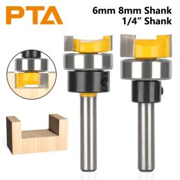 6MM 6.35MM 8MM D19.05MM Pattern Router Bit Woodworking Milling Cutters for Wood Bit Face Mill Carbide Cutter End Mill Face Mill