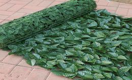 50X100CM Garden Decoration Artificial Plant Leaf Fence Screening Roll UV Fade Protected Privacy Green Wall Landscaping Ivy Lawn4789864