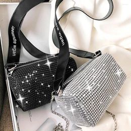 Shoulder Bags For Women 2024 Diamond Bag Fashion Full Flash Handbag Lady Designer Luxury