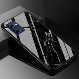 Tempered Glass Case for Oppo Find X5 Lite Reno5 5G Reno 7 8 Lite Cover Realme9 4G Hard Case Realme 9 Pro Plus Phone Case Bumper