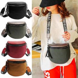 Shoulder Bags Excellent Durable Synthetic PU Rubber Inclined Bag Leather Pattern Waist Belt Packs Women Mini Phone Pouch