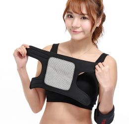 1 Pair Tourmaline Self-heating Elbow Pads Therapy Support Belt Arm Massager Relief Arthritis Brace Support Massage Health Care