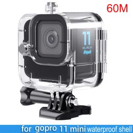 For GoPro Hero 11 Black Mini 60M Waterproof Case Dive Diving Protective Cover Housing Underwater Shell Sports Camera Accessories