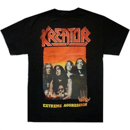 Kreator Extreme Aggression Shirt SXl TShirt Thrash Metal Band Tshirt Big Tall Tee men brand tshirt summer top tees 240409