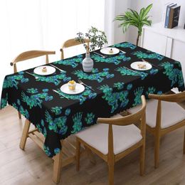 Table Cloth Poodle Dog Rectangular Tablecloth Abstract Animal Print For Events Dining Tables Cover Graphic Decoration