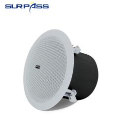6inch Passive In-ceiling Speaker 2-way Flush Mount Coaxial Ceiling Loudspeaker Audio Sound System for House Indoor Office Hotel