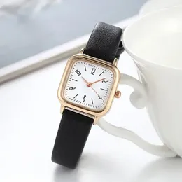 Wristwatches Fashion 2024 Luxury Women Bracelet Quartz Watches For Wristwatch PU Leather Watch Lady Sports Dress Clock Gift