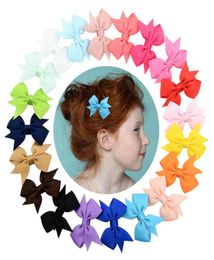 whole 20 Colours hair bows hair pin for kids girls harper small bow hairpin baby headwear childrens hair accessories4476920
