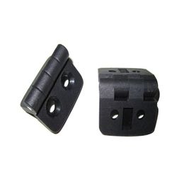 10 Pieces Plastic Folding Hinge Light Duty Furniture Hinge Easy to Instal