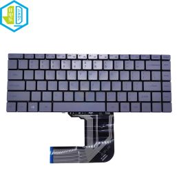 Keyboards US English Keyboard Backlight For BMAX MaxBook Y13 13.3 USA Keyboards Laptop Backlit Teclado F8 WiFi Keycap XKHS205 MB30010010