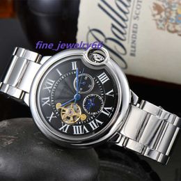 Leisure Fashion Mens Designer High Quality Stainless Steel Sapphire Blue Balloon Automatic Mechanical Watch for Women