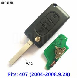 Remote Key 3 Buttons Fit For Peugeot 407 2004 2008928 Part Number 649096 Or 6490x37386644