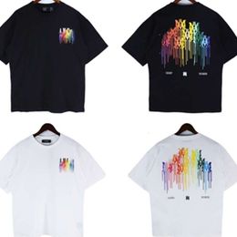 Mens T-shirt Designer High Version Short Sleeved Printed Letter Clothing Trendy Hip-hop Loose Summer Sportswear