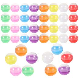 Mugs 50pcs Plastic Fillable Balls Openable Storage Packing Diy Round Gumball Machine