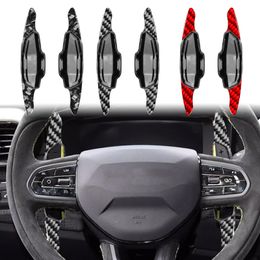 Car Styling For LYNK & CO 03+ 05+ 2019-2023 Carbon Fibre Paddle Shifter Steering Wheel Shift Paddles Decoration Trim
