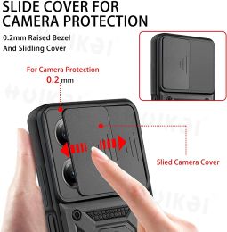 Slide Lens Camera Case For Redmi Note 12 Pro Xiaomi Poco X5 Pro M5 11S 10 5G Xiaomi 13 12 13 Pro 12T Shockproof Protective Cover