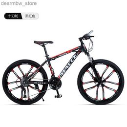 Bikes 2024 New Macce Mountain Bike Dual Disc Brakes 26 inch 30 speed Off road Bicyc Shock Absorber L48