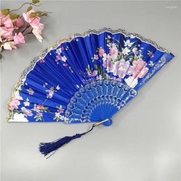 Decorative Figurines Ladies Women Bride Lace Hand Fan Foldable Personalised Fans Of Old Wedding Decor For Home Decoration Ornament Dance