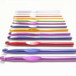 1pcs 2mm-10mm Metal Knitting Needles Crochet Hook Weave Handmade Crochet Needles DIY Accessories Knitting Material Tools