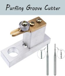 NAOMI Violin Purfling Groover Cutter Carrier Adjustable Stand Violin Making Luthier Tool 12mm 20mm Miling Cutters6463794