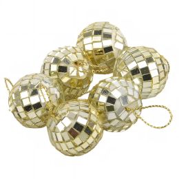 Disco Glass Ball Light DJ 3CM 5CM Christmas Party With Reflective Reflective Glass Rotating Mirror Ball Decor