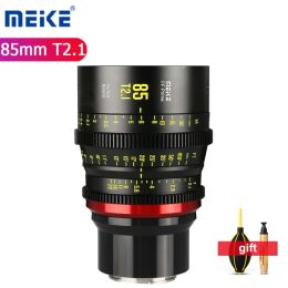 Accessories Meike Prime 85mm T2.1 Cine Lens for Full Frame Cinema Camera Systems for Canon C700 C500ii Sony Venice Sony Fx3 Fx6 Fx9 Z Cam