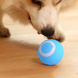 Electric Cat Ball Toys USB Rechargeable Smart Interactive Cat Toy ABS Intelligent Rolling Toy Ball for Indoor Playing