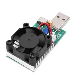 USB Adjustable Constant Current Electronic Load Meter Module 15W/22.5W Aging Fast Charge and Discharge Resistance Tester