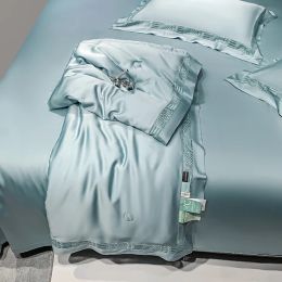 High-end 100% Lyocell Fiber Summer Comforter Bedding Set Silky Cool Down Summer Blanket Cold Quilt Luxury Natural Cooling Quilts