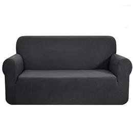 Chair Covers 1pc Stretch Sofa Slipcover Couch Cover 3 Seater Settee Coat Soft With Elastic Bottom