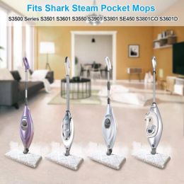 1/2/3PCS Steam Mop Pads Washable Microfiber Cleaning Steamer Replacement Pads for Shark Steam Pocket Mop Hard Floor Cleaner