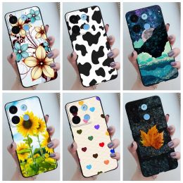 For Infinix Smart 7 HD Case Funda X6516 Silicone Soft TPU Black Phone Cases for INFINIX Smart7HD Back Cover