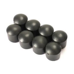 8pcs FASTER 5/8 Inch Black Foosball Soccer Football Table Rod Lid End Cap