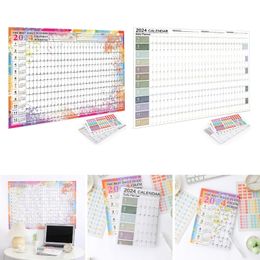 OFBK Wall Calendar Year Planner 2024 in Poster Size 14 Months - Landscape Format - Wall Planner, Year Calendar, Poster Calend