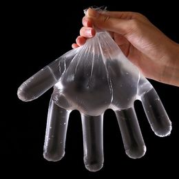 Disposable Gloves One-off Plastic Gloves Kitchen BBQ Picnic Cooking Cleaning Gloves Kitchen Household Gloves 1000pc/lot