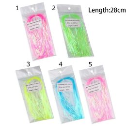 1mm Width Simulates Fish Scale Flash Tinsel Corrugated Gliss Strands Fishing Jig Hook Streamer Flies Tying Fishing Accessories