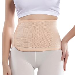 Mesh Tummy Control Women Postpartum Support Belt Breathable Body Shaper Abdominal Support Girdle Maternity Belly Band 240320