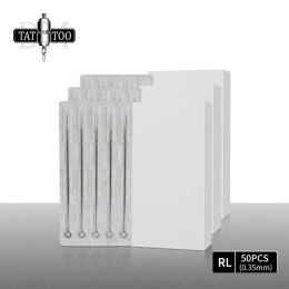 50pcs Round Liner Tattoo Needles Sterilise 1RL 3RL 5RL 7RL 9RL 11RL 13RL 15RL 18RL 0.35MM Disposable Tattoo Needle