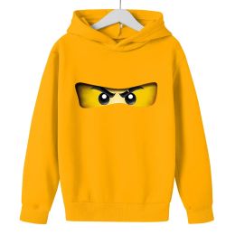 Popular Autumn and Winter Games Children's Long Sleeved Fleece Hoodies Children's Pullover Ages 3-14 Baby Casual Warm Sweatshirt