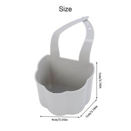 New Portable Home Storage Drain Basket Kitchen Sink Holder Adjustable Soap Sponge Hanging Drain Basket Kitchen Accessories