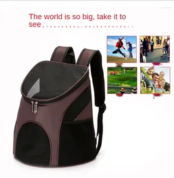 Cat Carriers Portable Mesh Dog Bag Breathable Backpack Foldable Large Capacity Outdoor Travel Pet Carrier For Pets