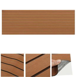 1Roll 3000x900x6mm Self-Adhesive EVA Foam Boat Yacht RV Caravan Marine Flooring Faux Teak Boat Decking Sheet Floor Decor Mat