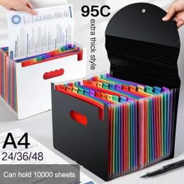 Office Pockets Cover Home Size 12/24 Letter With Document For Organiser Accordian Folder File Expanding New