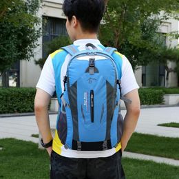 Backpack 40L Climbing Rucksack Outdoor Trekking For Travel Hiking Sports (Blue)