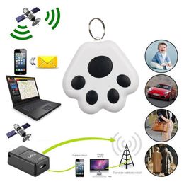 Cat Paw Shape Mini GPS Tracker Cat Dog Anti-Lost Tag Locator Pet Dog Articles Keychain Wallet Collar Tracking Device Accessories