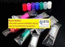 Silicone Mouthpiece Cover Silicon Drip Tip Disposable Colourful Rubber Test Tips Cap Individually Package For CE4 Clearomizer Atomizer LL